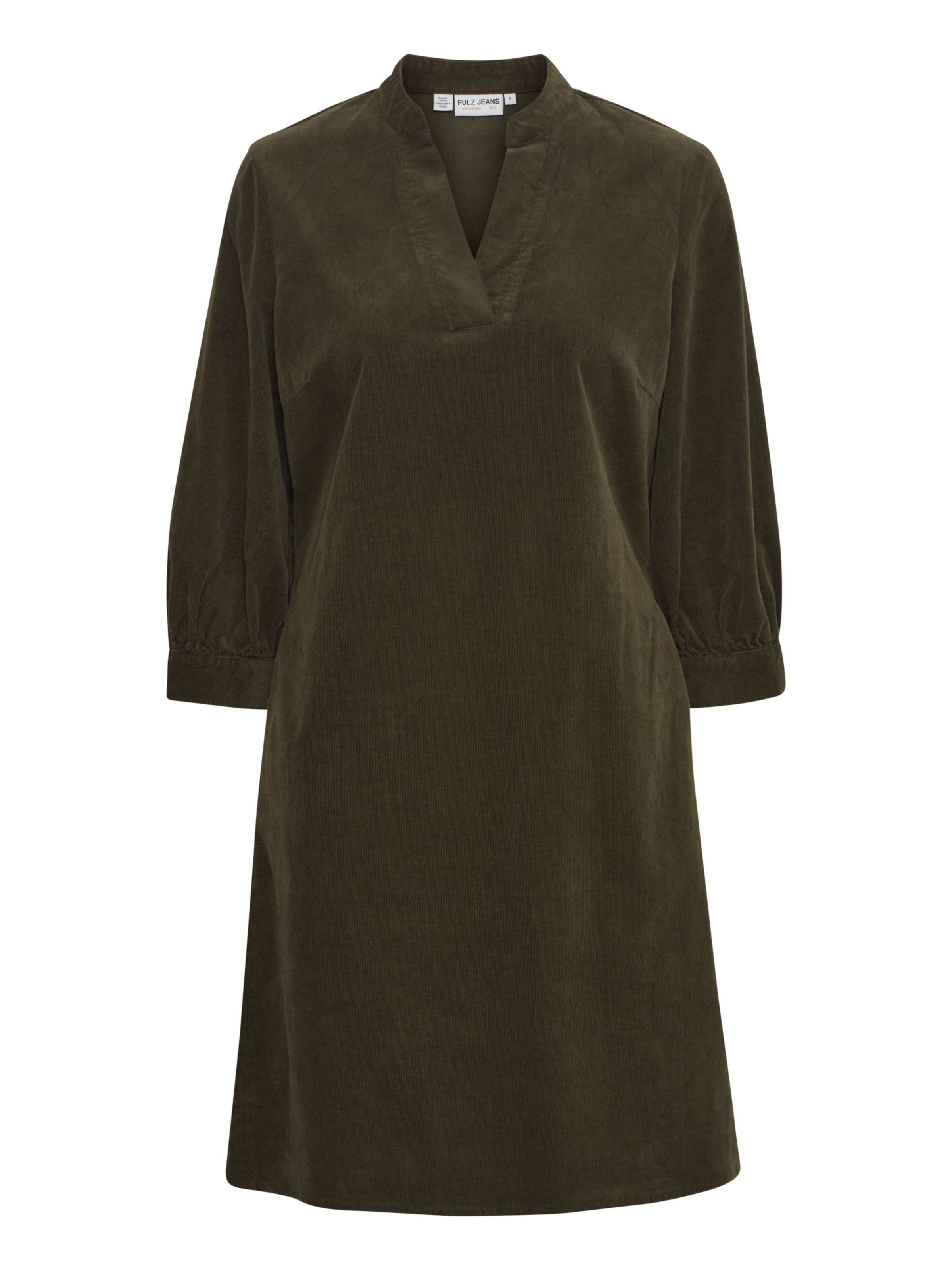 PULZ Jeans Kjole 'Sally' i grøn: forside