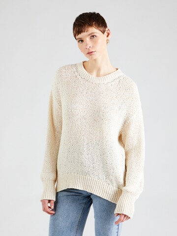 BOSS Sweter 'Felodiena' w kolorze biały: przód