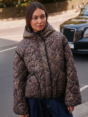 Next Between-season jacket in Brown: front