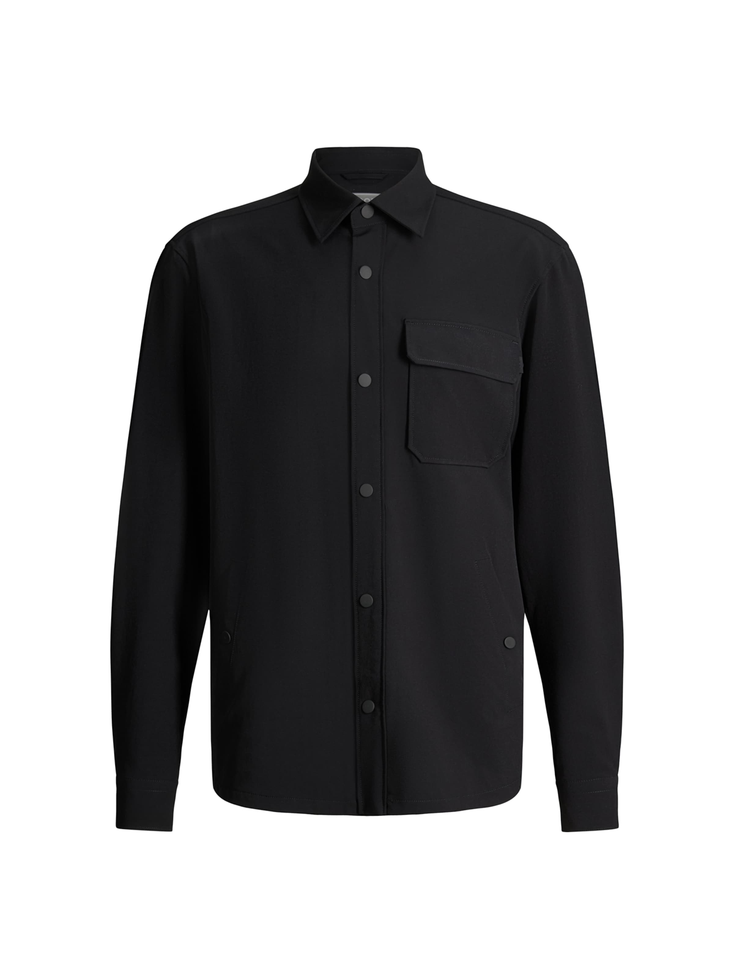 JOOP! Slim Fit Hemd 'Knox' in Schwarz: Vorderseite
