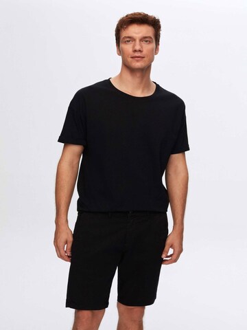 D’S Damat Shirt in Zwart: voorkant