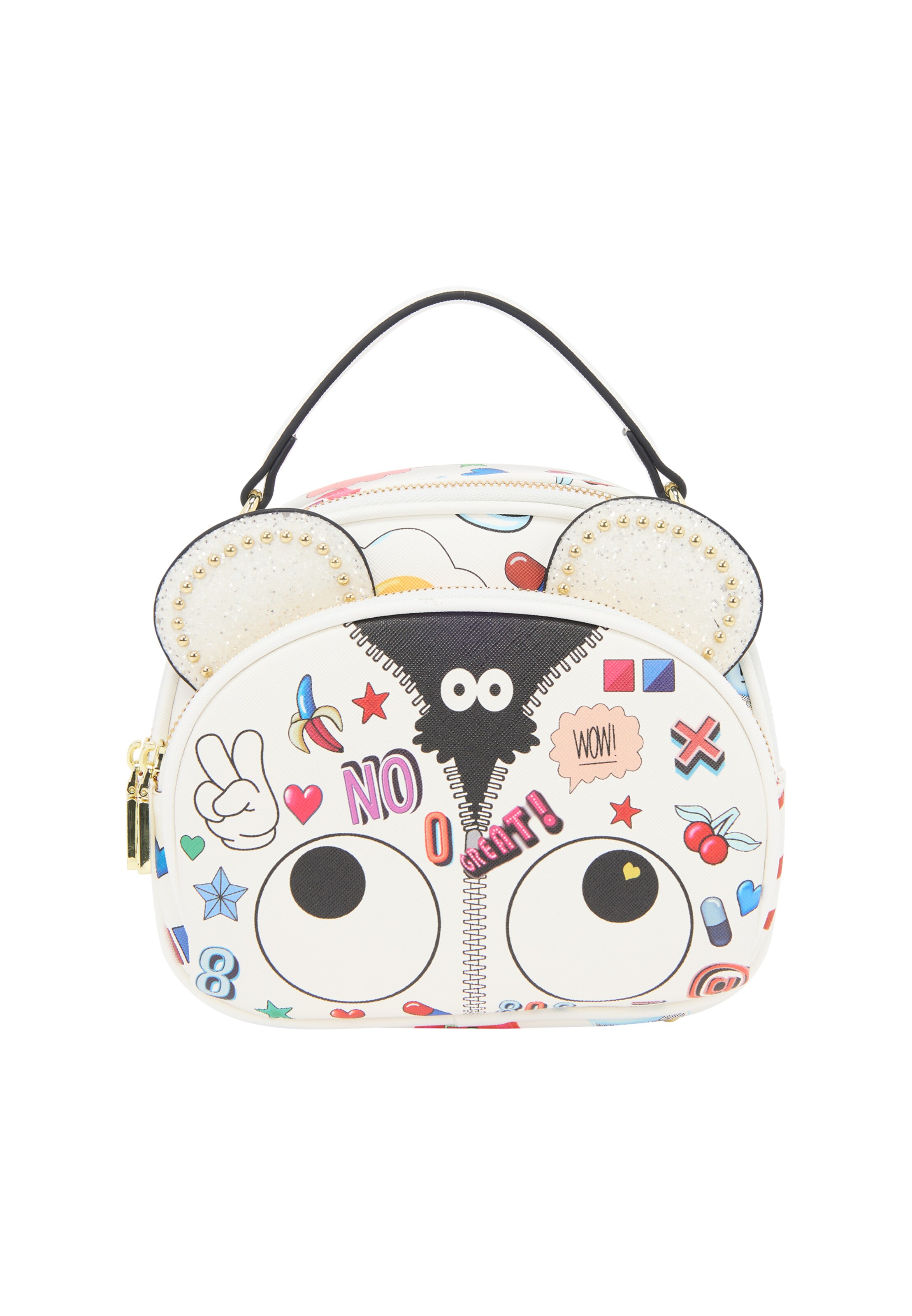Sacs à main 'Pop Eyetheme' MYMO en blanc : devant