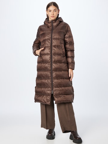 Manteau mi-saison 'Eve' Lindex en marron : devant