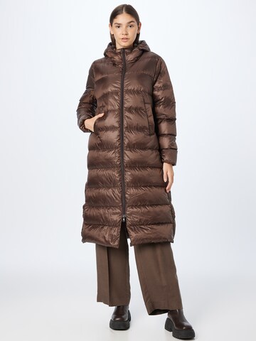 Manteau mi-saison 'Eve' Lindex en marron : devant