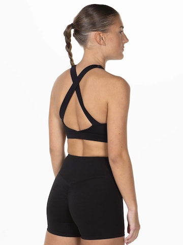 Bustino Reggiseno sportivo 'Valens' di Divina in nero