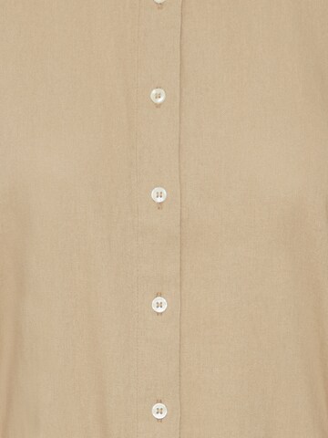 Robe-chemise 'IHLino DR2' ICHI en beige