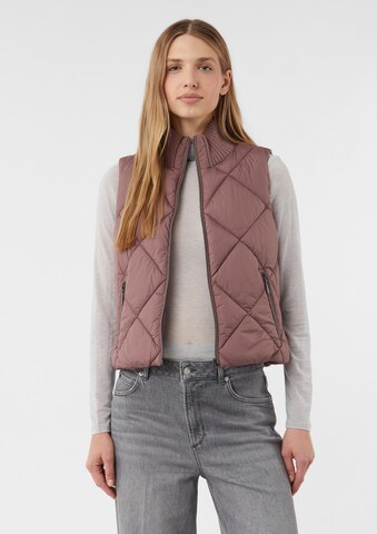Gilet COMMA en rose : devant