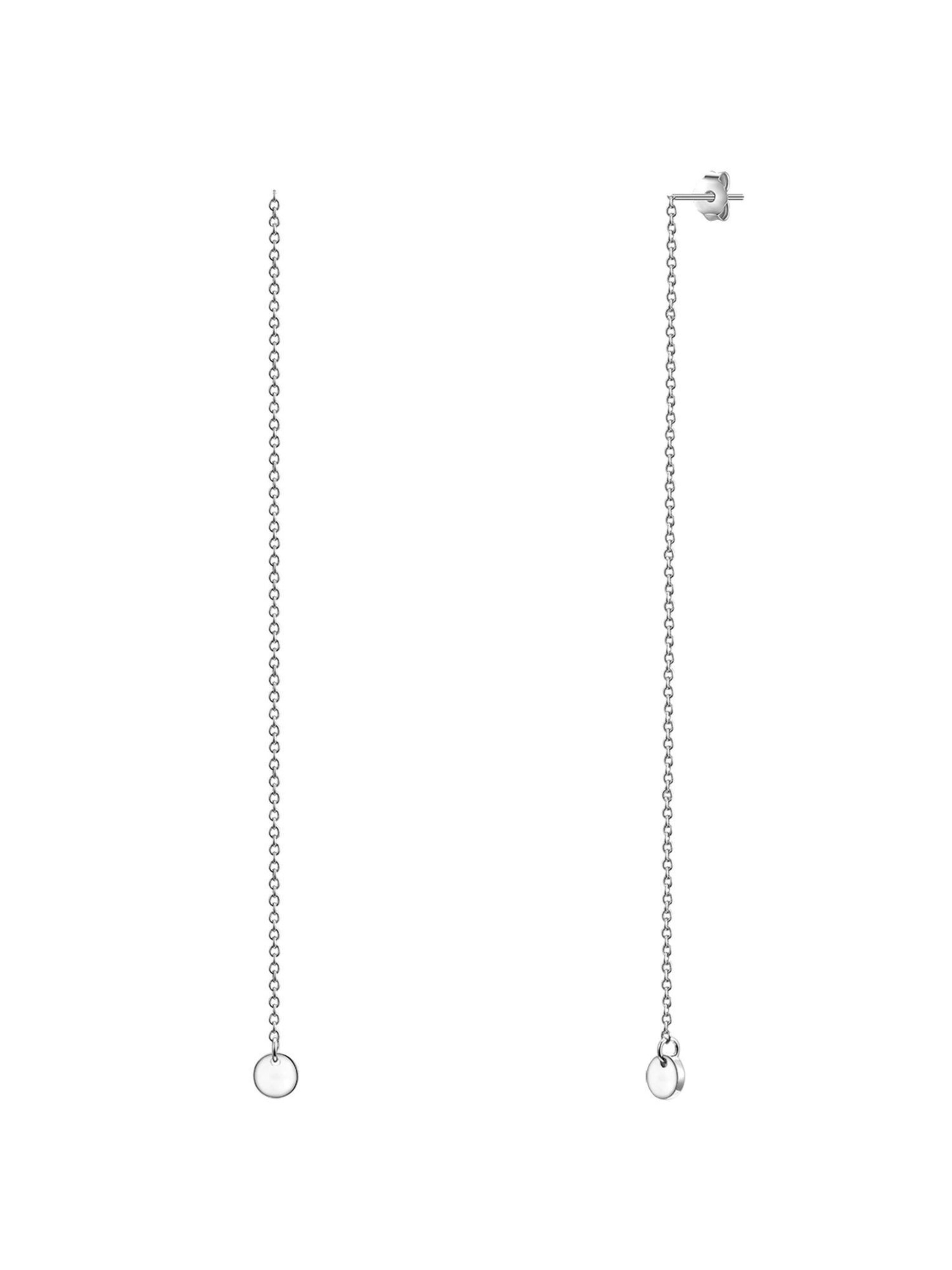 Boucles d'oreilles Glanzstücke München en argent : devant