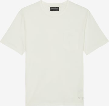 T-Shirt Marc O'Polo en blanc : devant