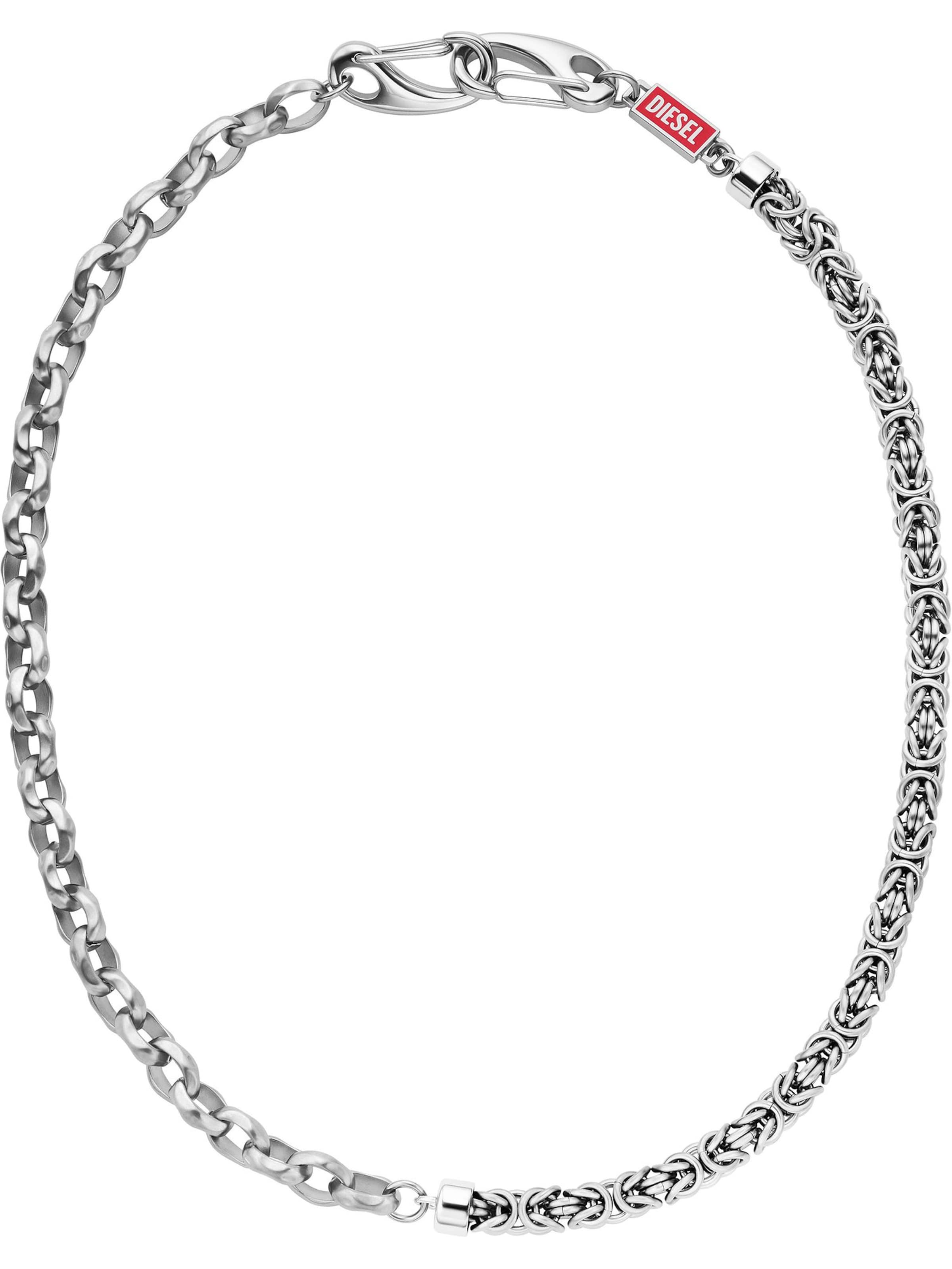 DIESEL Kette in One Size in silber, Produktansicht