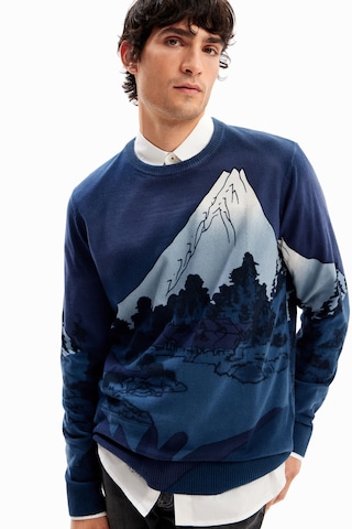 Desigual Sweter w kolorze niebieski