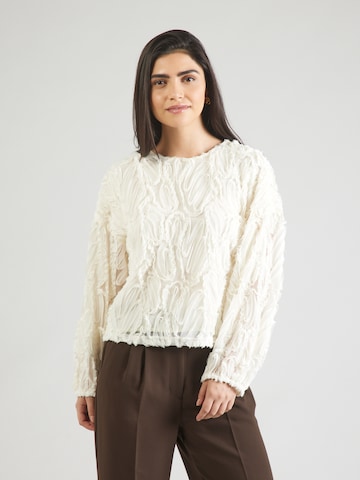 co'couture - Blusa en blanco: frente