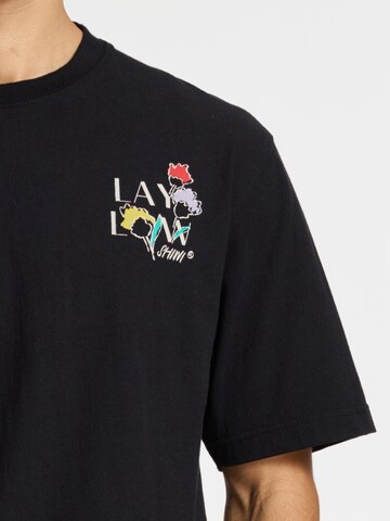 Shiwi Футболка 'Finn Sketched Flowers' в Черный