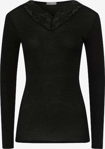Hanro Shirt 'Nora' in Black: front