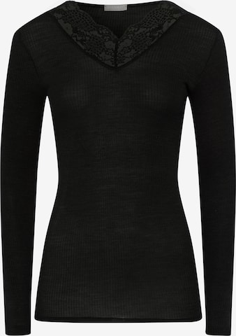 Hanro Shirt 'Nora' in Schwarz: predná strana