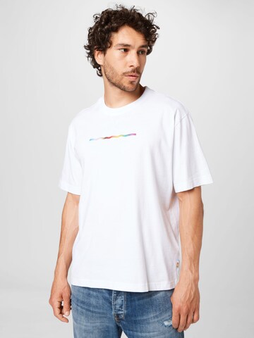 Calvin Klein Shirt 'PRIDE' in White: front