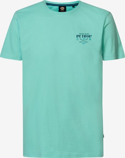 Petrol Industries Shirt in de kleur Turquoise / Aqua / Lichtgrijs / Petrol, Productweergave