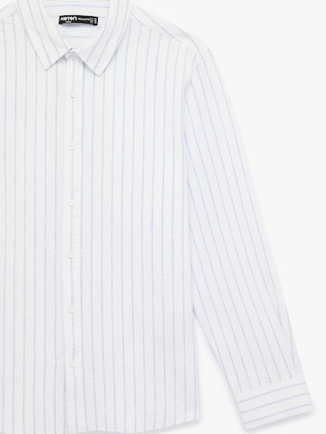 Koton Comfort fit Button Up Shirt in Blue