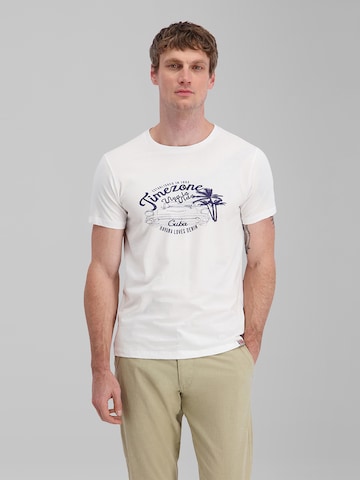 TIMEZONE Shirt 'Cuba' in White: front