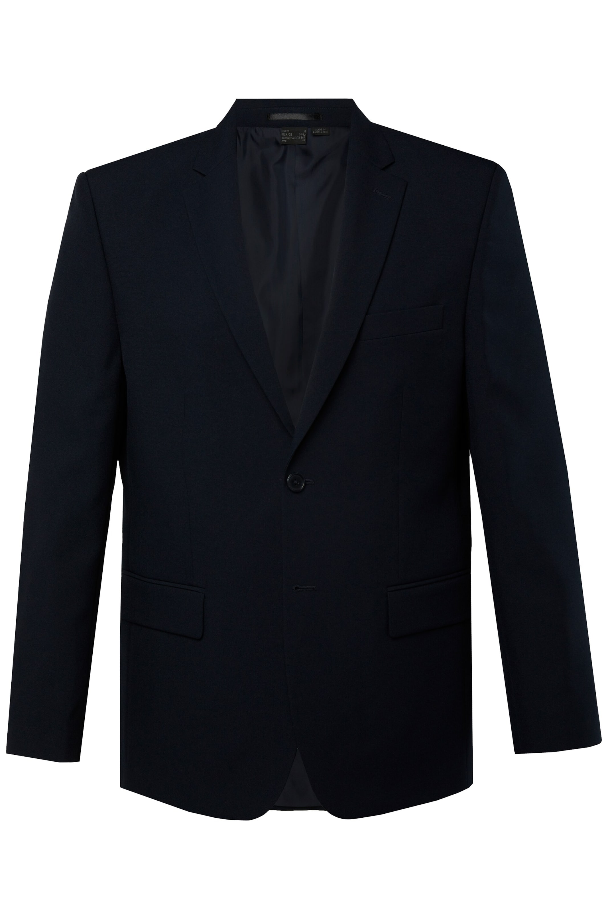 Men Plus Regular fit Colbert in Blauw: voorkant