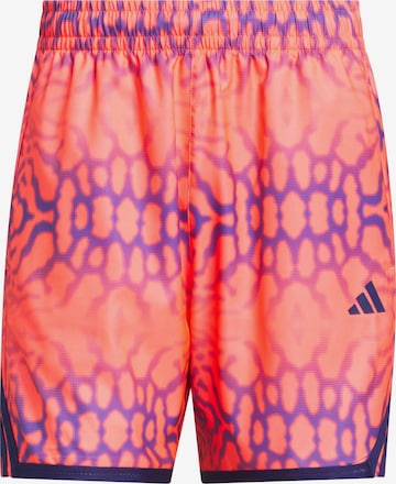 ADIDAS PERFORMANCE Loosefit Sportshorts 'Crazy Lite' in Orange: Vorderseite
