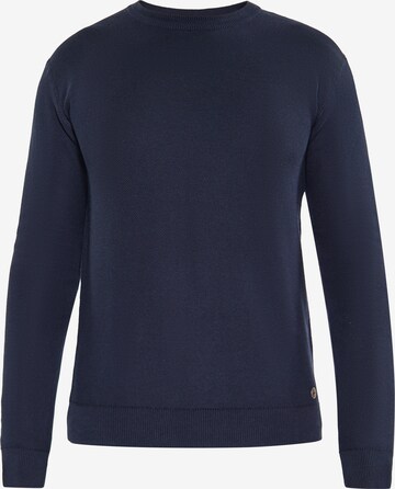 Pull-over DreiMaster Maritim en bleu : devant