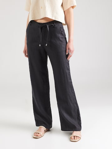 ESPRIT Zvonové kalhoty Kalhoty – černá: přední strana