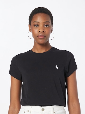 T-shirt Polo Ralph Lauren en noir : devant