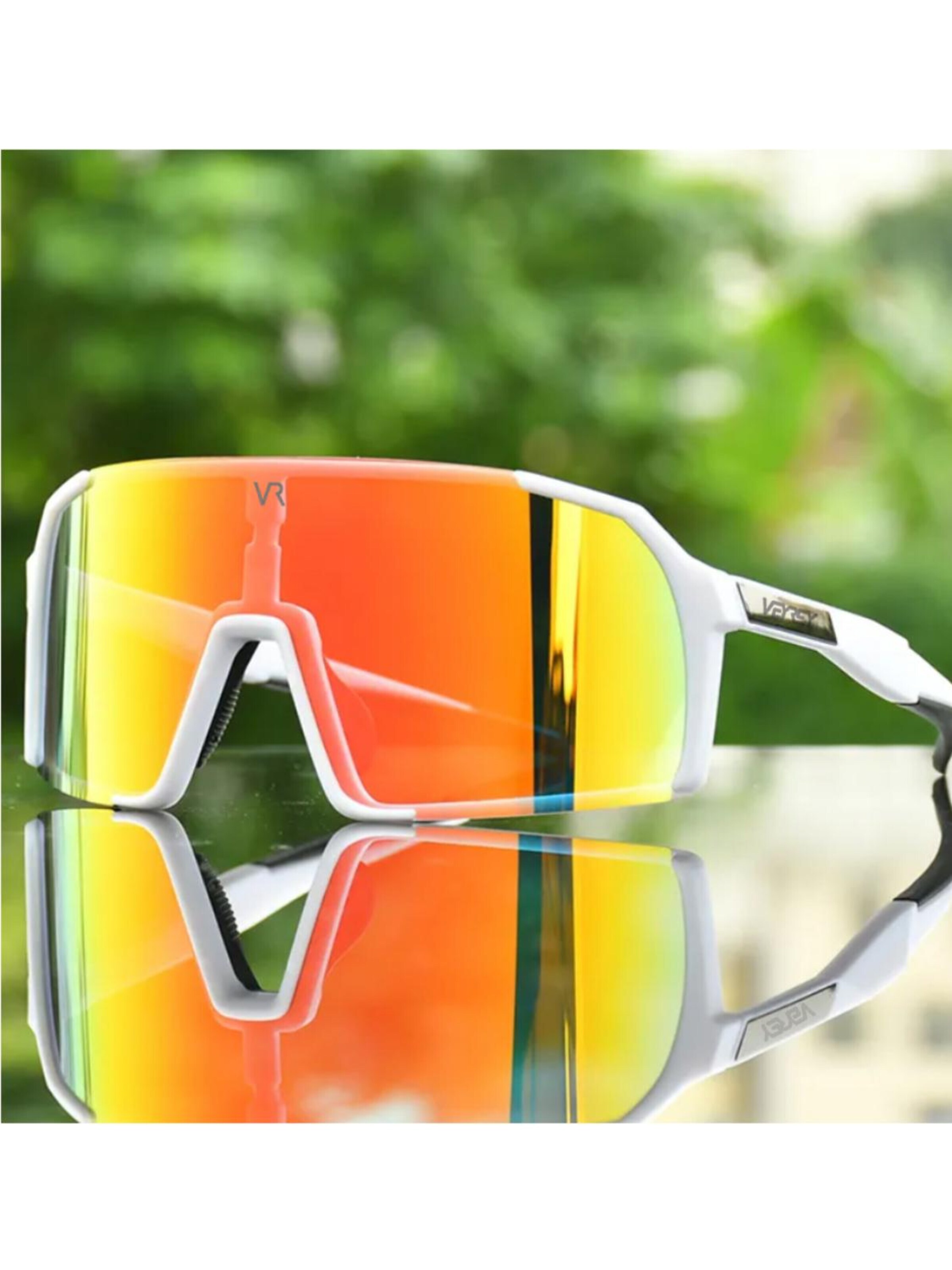 Lunettes de soleil sport 'Aeroblade' VEYREY en orange