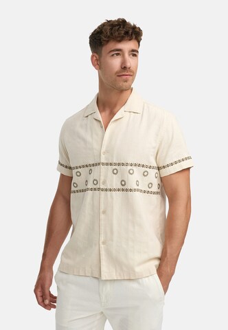 INDICODE JEANS Regular fit Overhemd 'Cotta' in Beige