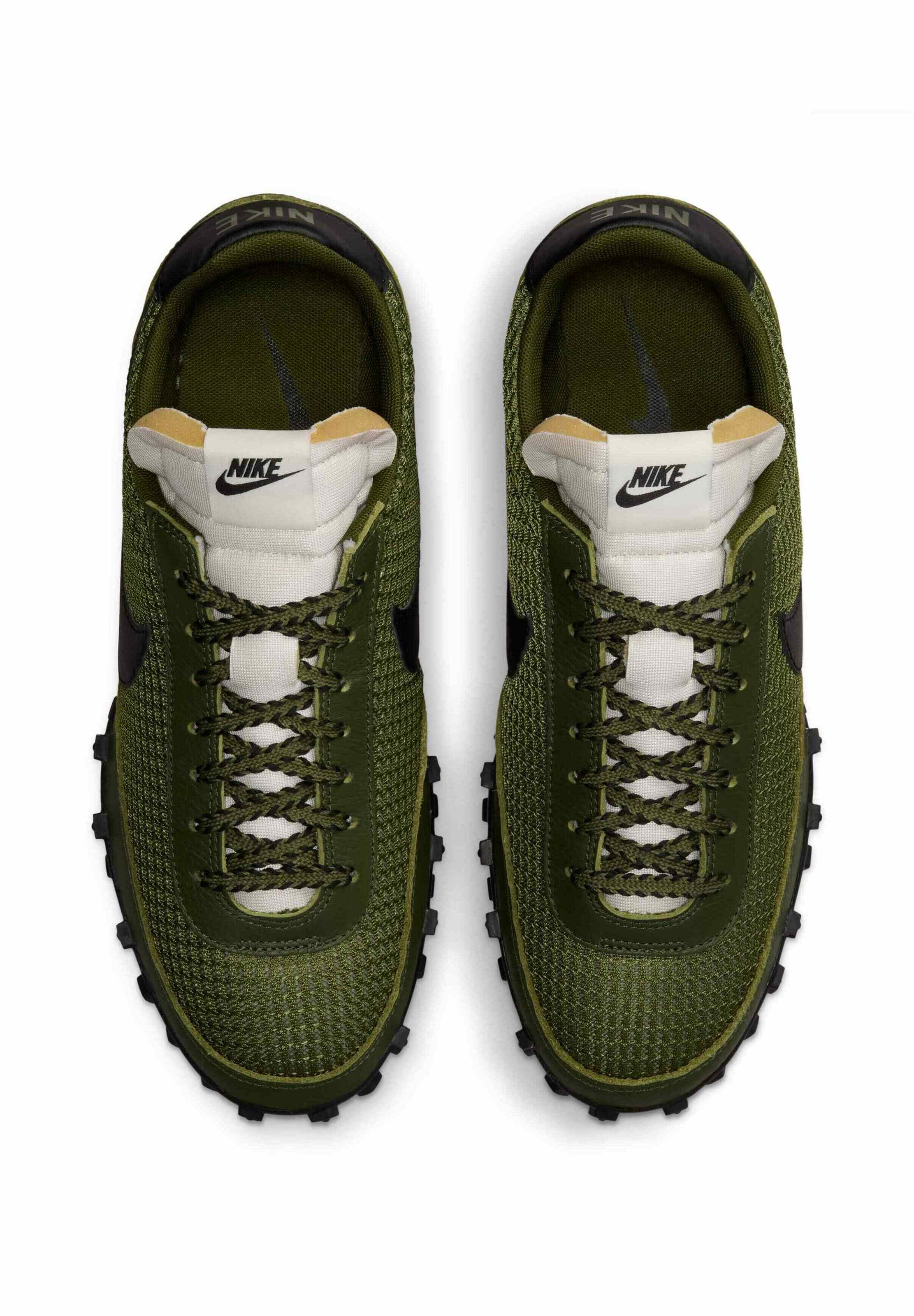 Nike Sportswear Ниски маратонки 'Waffle Racer' в зелено