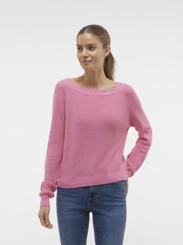 VERO MODA Trui 'NEWLEXSUN' in Roze: voorkant