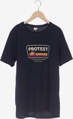 PROTEST Shirt in L in Blue: front