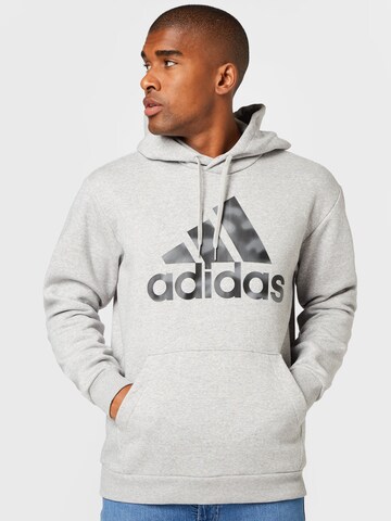 Sweat de sport ADIDAS SPORTSWEAR en gris : devant