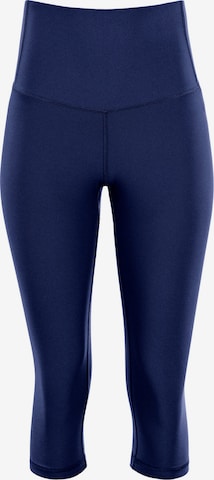 Winshape Skinny Spodnie sportowe 'HWL217C' w kolorze niebieski: przód