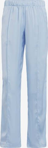ADIDAS ORIGINALS Lużny krój Spodnie 'Premium Essentials Satin' w kolorze niebieski: przód