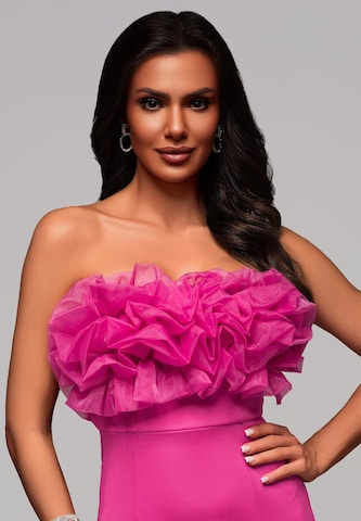 Ombre Evening dress in Pink