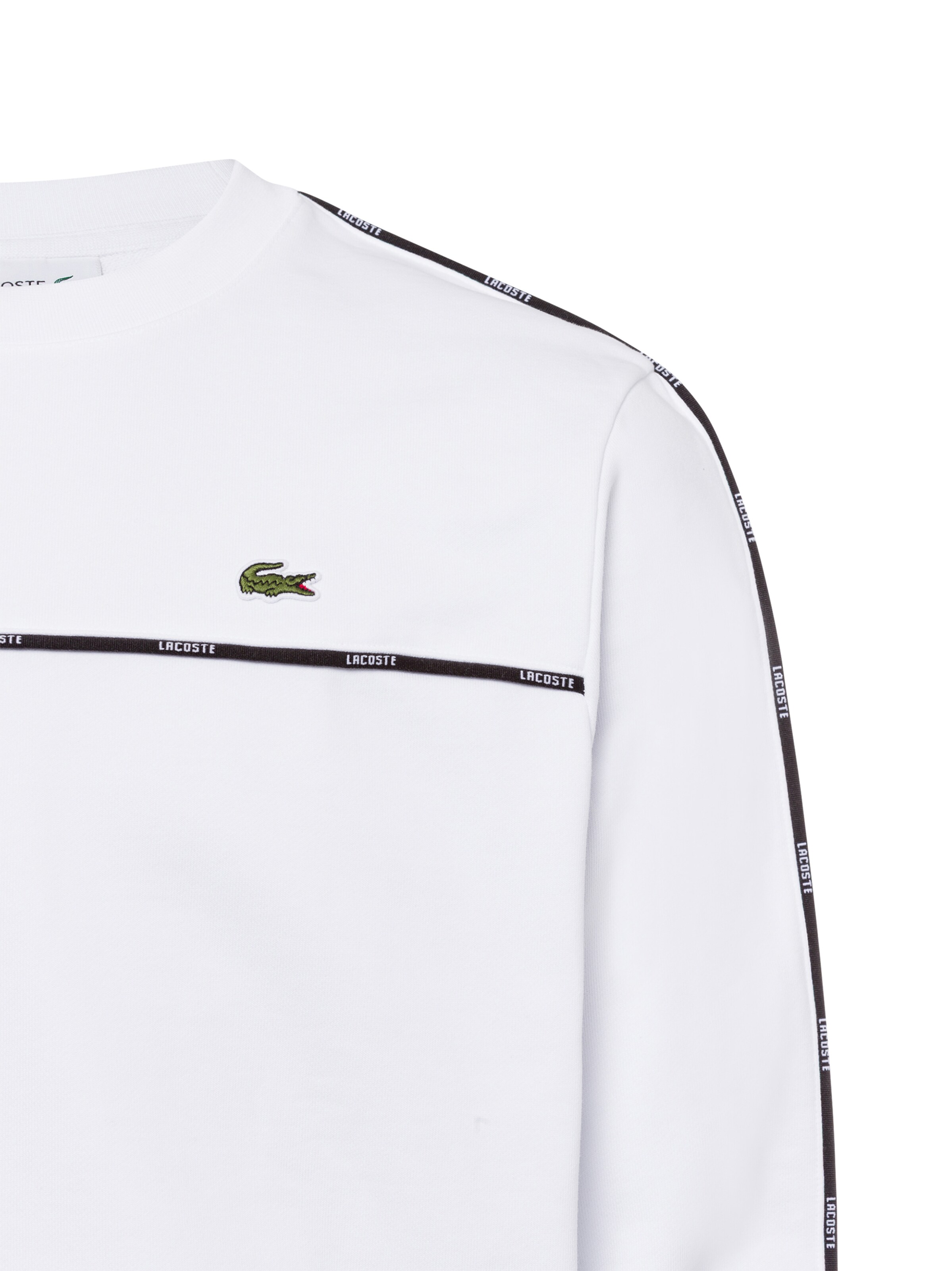 LACOSTE Sweatshirt i vit