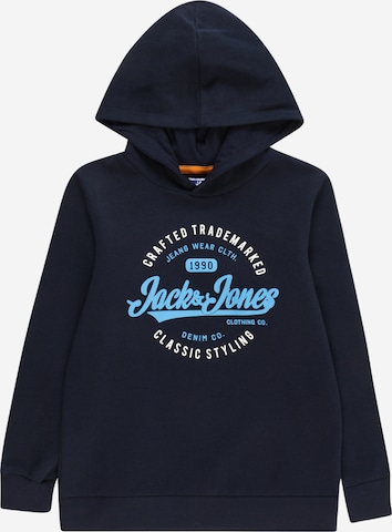 Jack & Jones Junior Sweatshirt 'Mikk' i blå: framsida