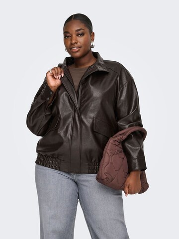 ONLY Carmakoma Overgangsjakke 'CARNew Julia' i brun: forside