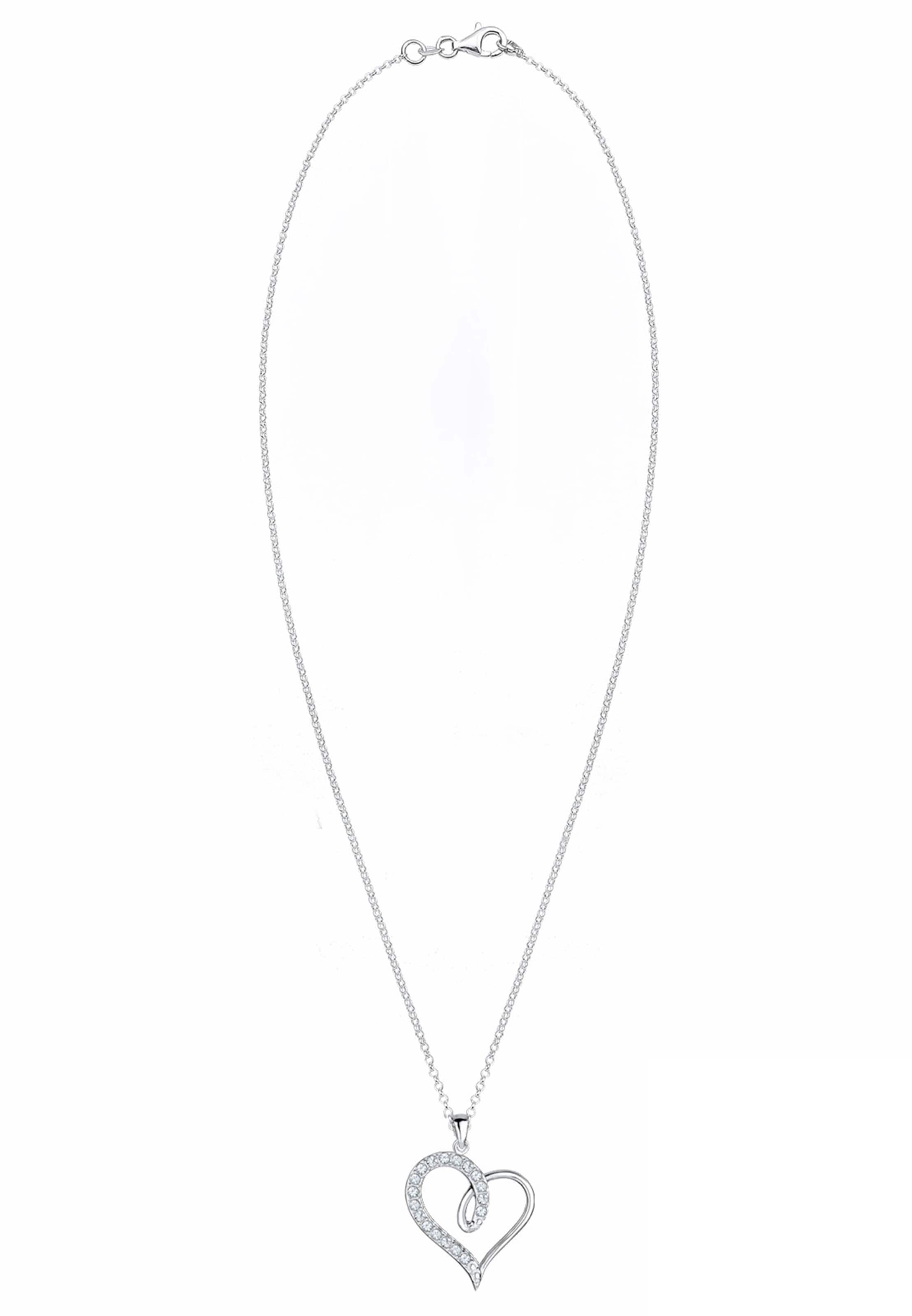 Chaîne 'Herz' ELLI en argent : devant