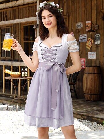 Yesfashion Dirndl in Grey