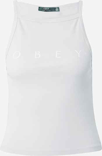 Obey Top 'Novel' in Azure / White, Item view
