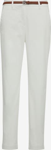 COMMASlimfit Chino hlače - bijela boja: prednji dio