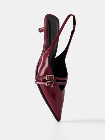Bershka Slingback pumps in Red