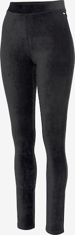 LASCANA Skinny Legginsy w kolorze czarny