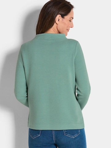Goldner Sweatshirt in Grün