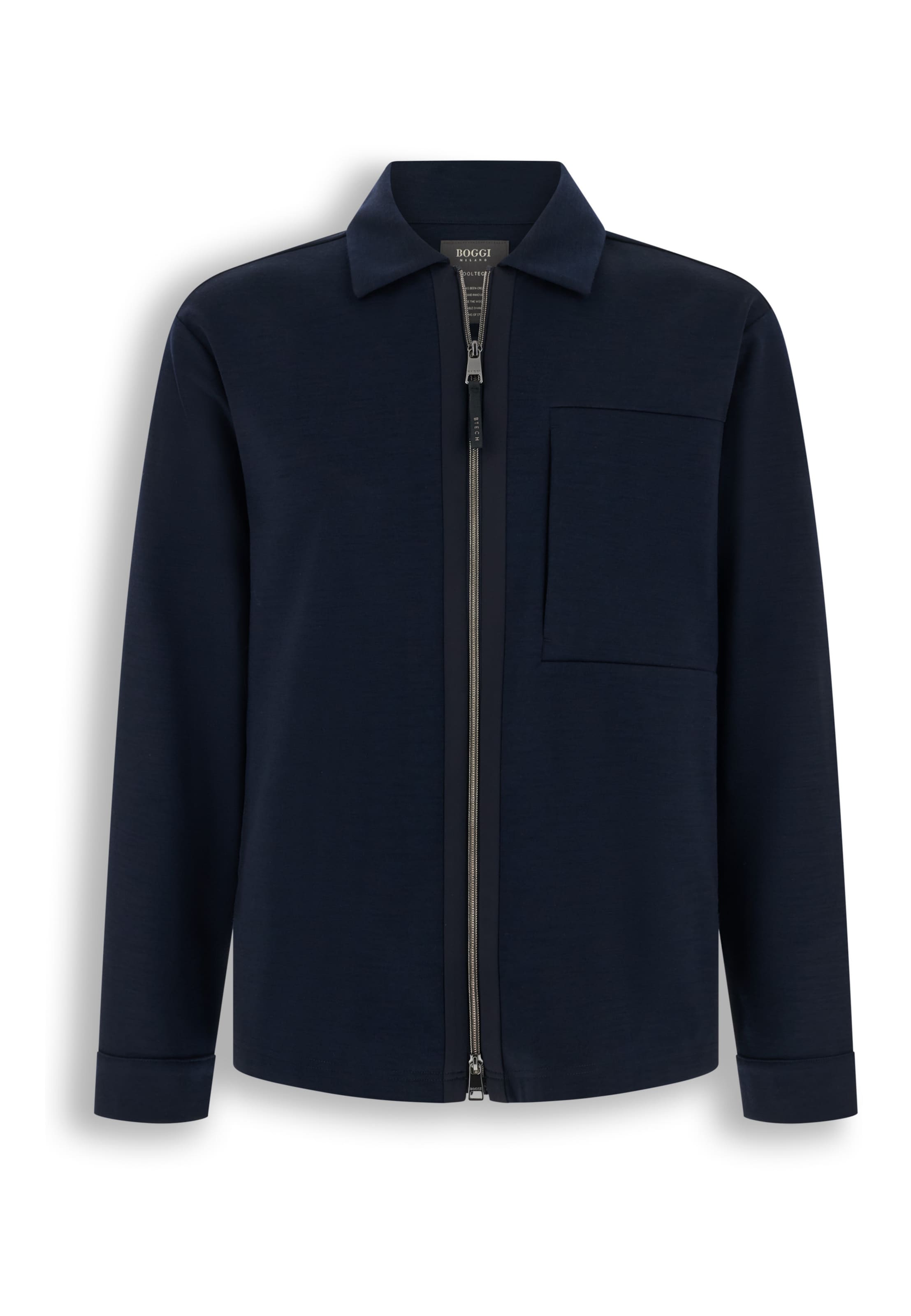Veste de survêtement Boggi Milano en bleu : devant