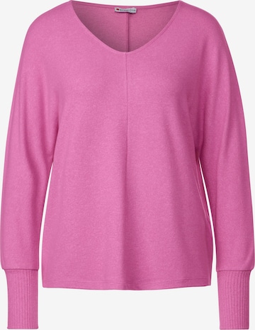 STREET ONE Shirt 'Cosy' in Pink: front