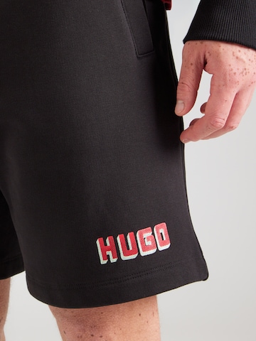 HUGO Regular Панталон 'Diqo' в черно